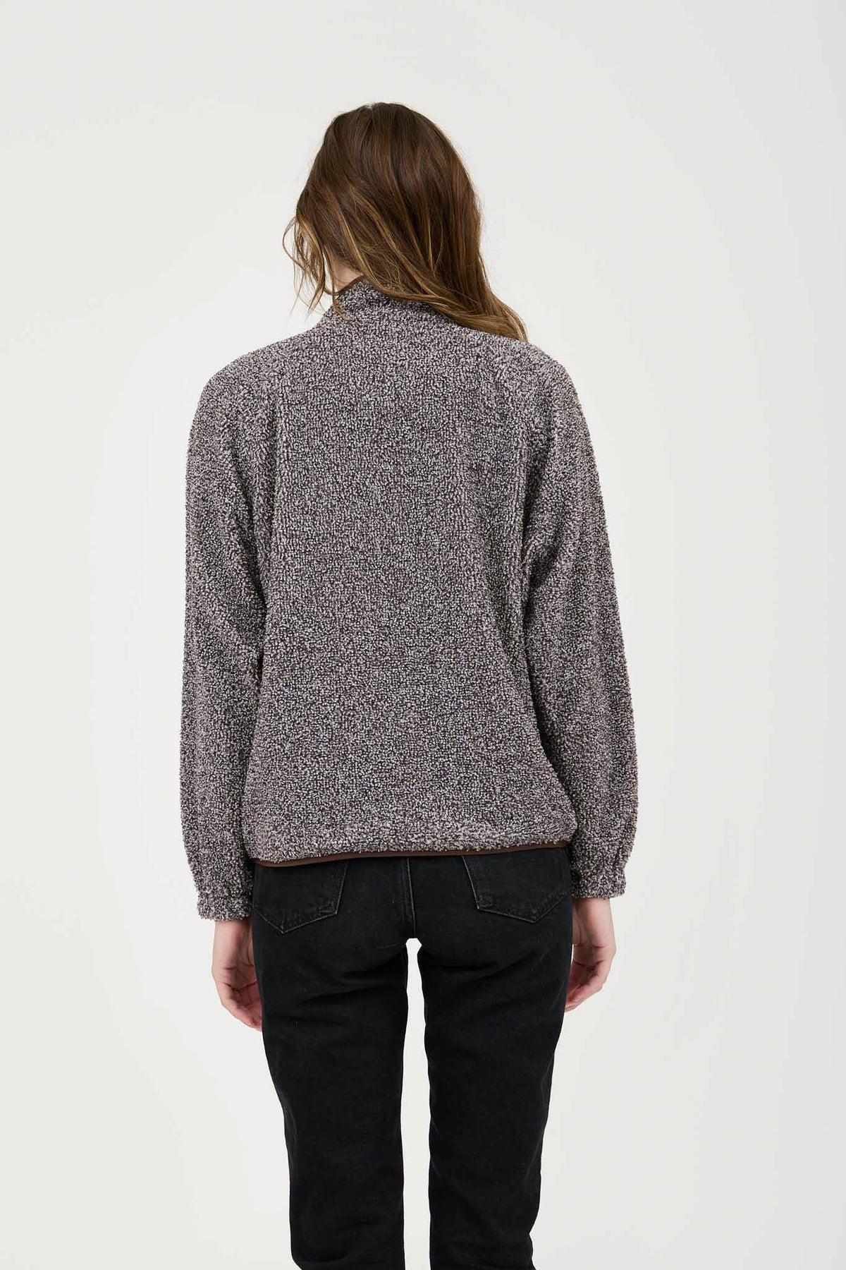 Fleece Snap Button Jacket