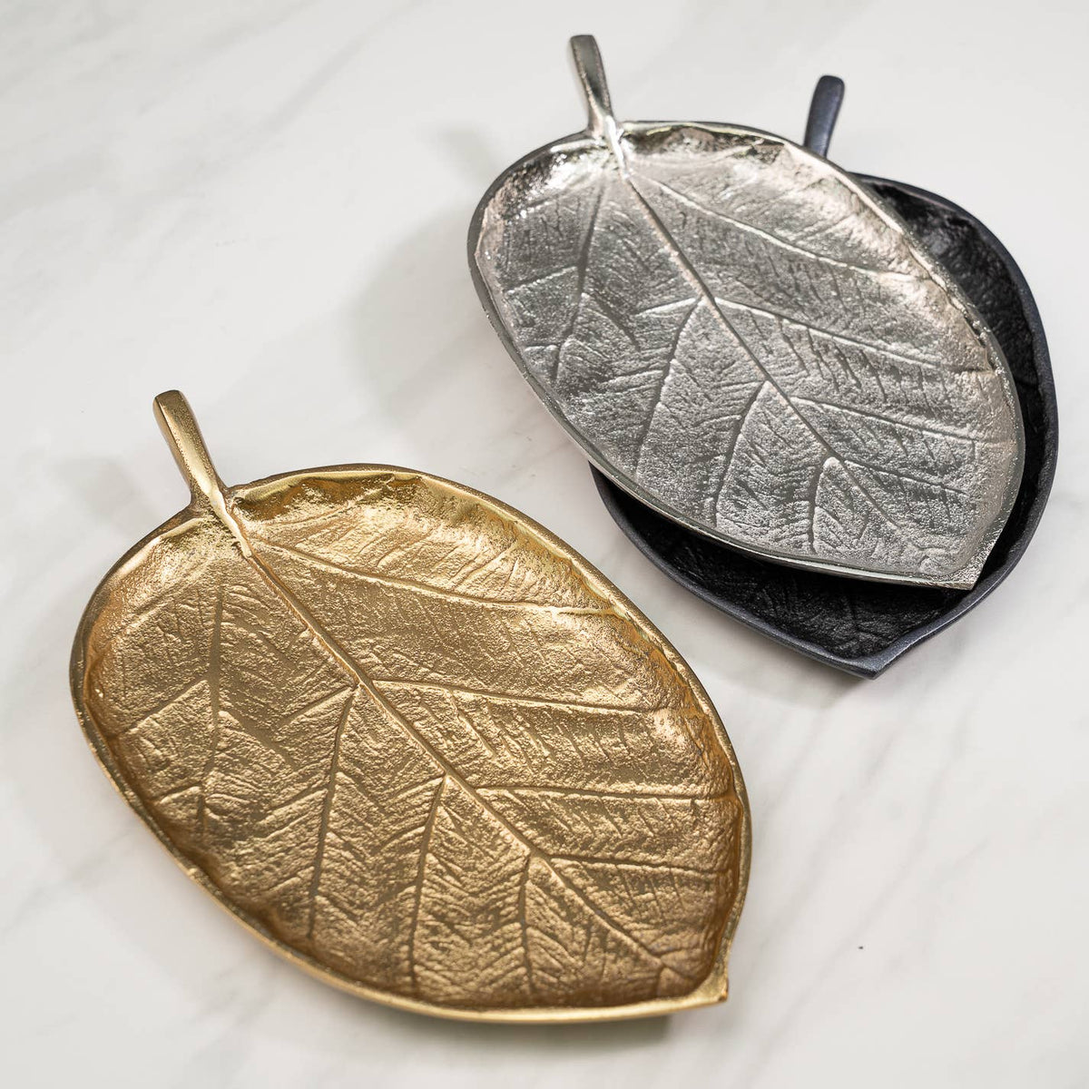 Aluminum Leaf Plate, Assorted Colors