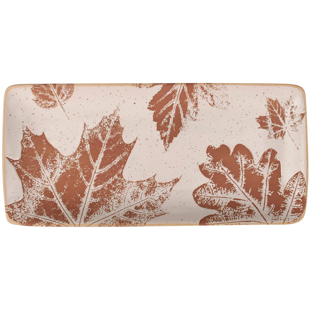 Rectangular Fall Leaves Platter